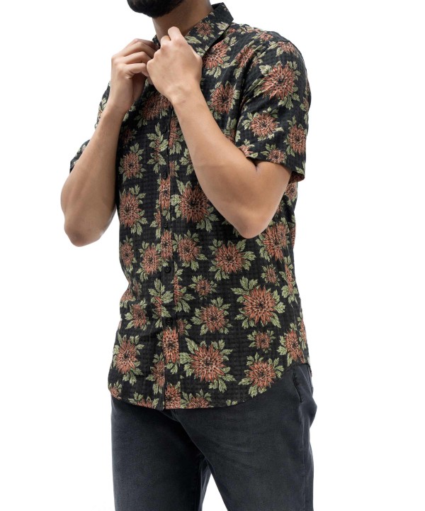 پیراهن هاوایی مردانه جوتی جینز JootiJeans