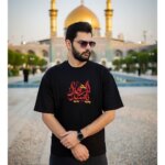 تیشرت محرمی یا سیدالشهدا نخ پنبه گرم بالا درجه یک