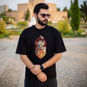 تیشرت نخ پنبه طرح صبر کد 01