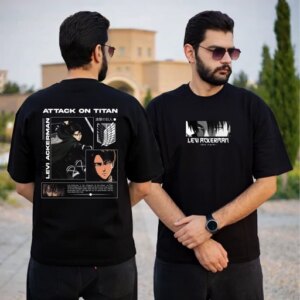 تیشرت انیمه طرح لیوای