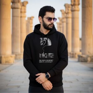 هودی سه نخ پنبه داخل کرک طرح پرسپولیس 01