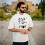 تیشرت نخ پنبه طرح سریال فرندز 01