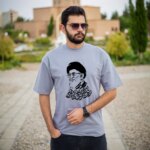 تیشرت ای رهبر شهید نخ پنبه درجه یک