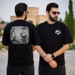 تیشرت نخ پنبه (کومان) طرح نمکیه 01
