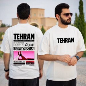 تیشرت طرح تهران بزرگ نخ پنبه درجه یک