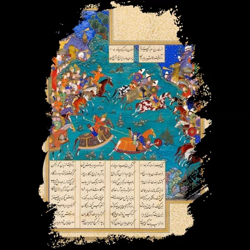 هودی سه‌ نخ پنبه طرح شاهنامه فردوسی 03