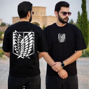 تیشرت انیمه طرح اتک ان تایتان