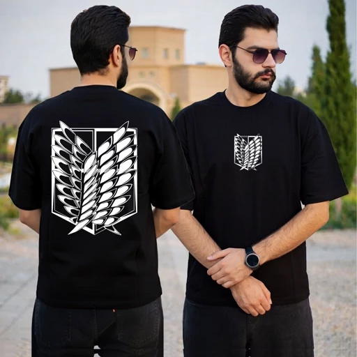 تیشرت انیمه طرح اتک ان تایتان