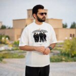 تیشرت نخ پنبه طرح پهلوانان 02