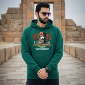 هودی سه نخ پنبه داخل کرک طرح داریوش کبیر کد 02