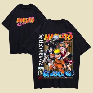 تیشرت نخ پنبه طرح انیمه ناروتو Naruto