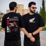تیشرت طرح موتور CRF 300L هوندا