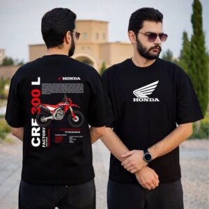 تیشرت طرح موتور CRF 300L هوندا