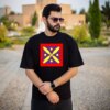 تیشرت نخ پنبه طرح درفش کاویانی