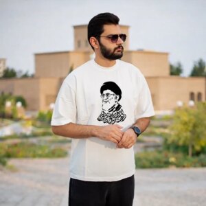 تیشرت ای رهبر شهید نخ پنبه درجه یک