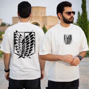 تیشرت انیمه طرح اتک ان تایتان