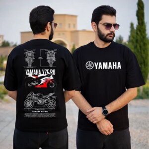تیشرت طرح موتور YZF R6 یاماها