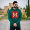 هودی سه نخ پنبه طرح درفش کاویانی