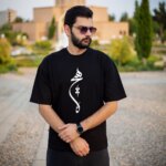 تیشرت مردانه نخ پنبه طرح هیچ-کد01