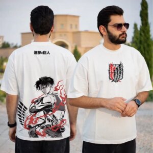 تیشرت انیمه طرح لیوای کد 02