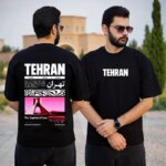 تیشرت طرح تهران بزرگ نخ پنبه درجه یک