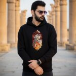 هودی سه نخ پنبه طرح صبر