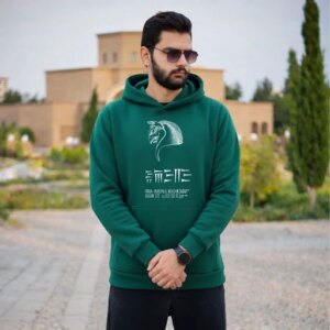 هودی سه نخ پنبه طرح پرسپولیس