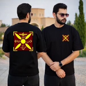 تیشرت طرح درفش فروهر نخ پنبه درجه یک