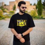 تیشرت طرح یوز ایرانی