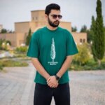 تیشرت طرح سرو ایرانی