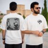 تیشرت نخ پنبه (کومان) طرح نمکیه 02