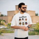 تیشرت نخ پنبه طرح پهلوانان