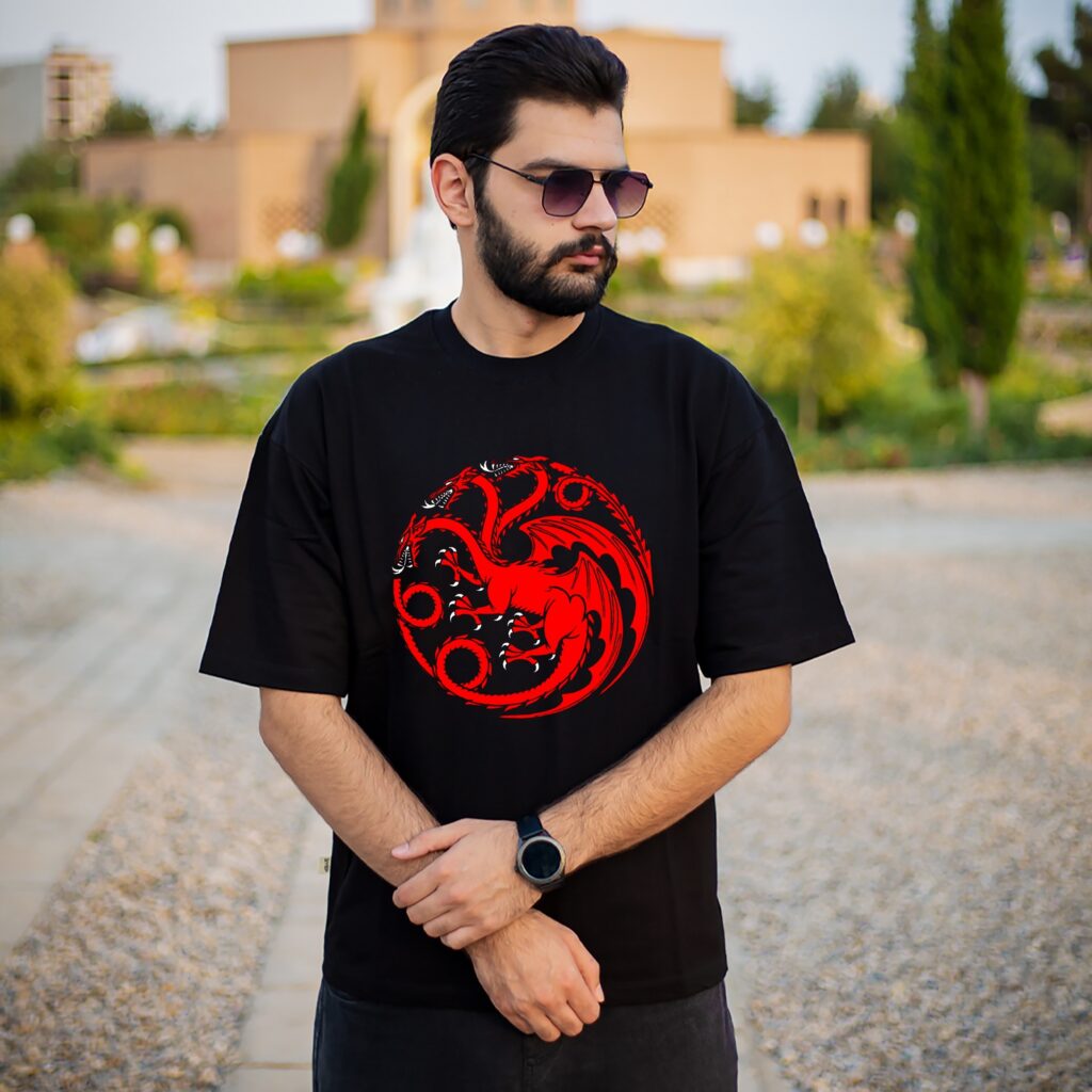 تیشرت طرح خاندان اژدها-house of the dragon