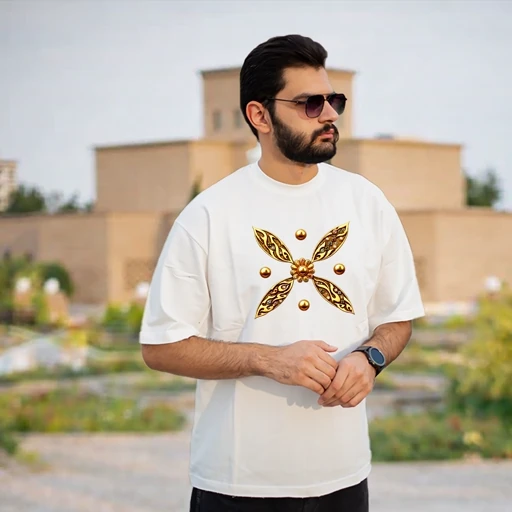 تیشرت طرح درفش کاویانی کد 03